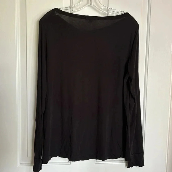NWOT JAMES PERSE womens Cove Tee in black  size 1 (small) - Picture 7 of 8